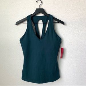 Carbon 38 Teal Workout Top Large